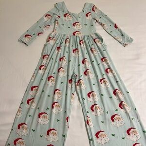 SweetHoney Santa Leggy Romper